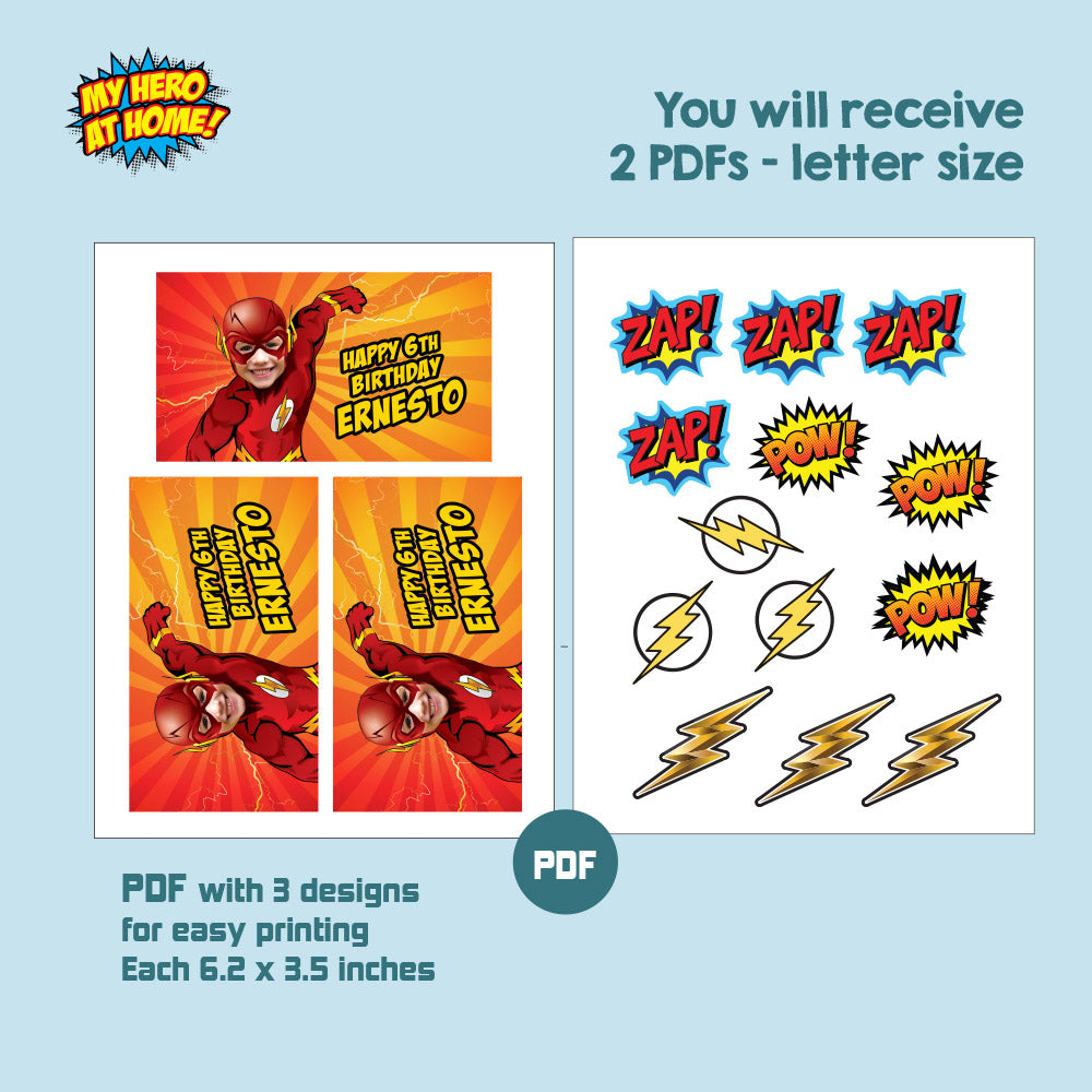 Custom Flash Party Favor Boxes, Flash candy box labels, Flash gift box party favor. 149GB