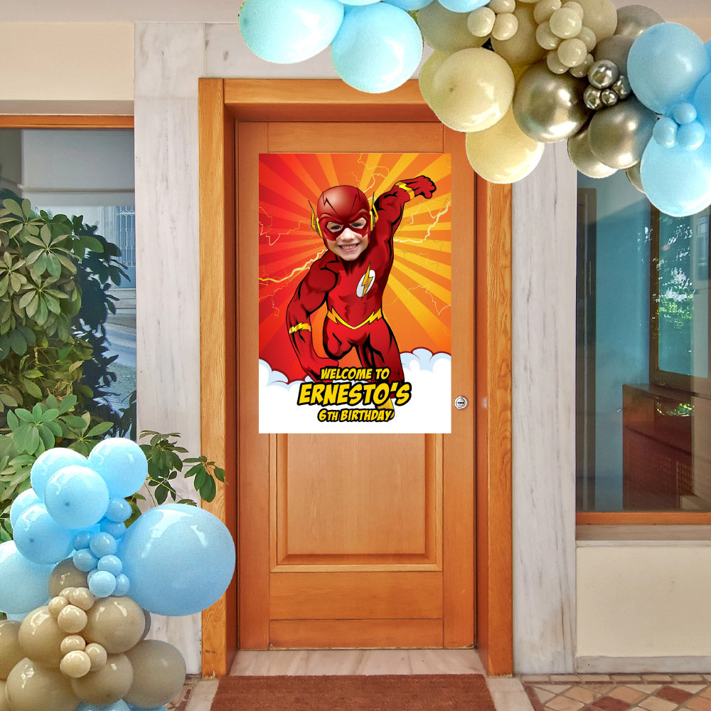Personalized Flash welcome sign, Flash Welcome party sign, Flash birthday welcome. 149WS