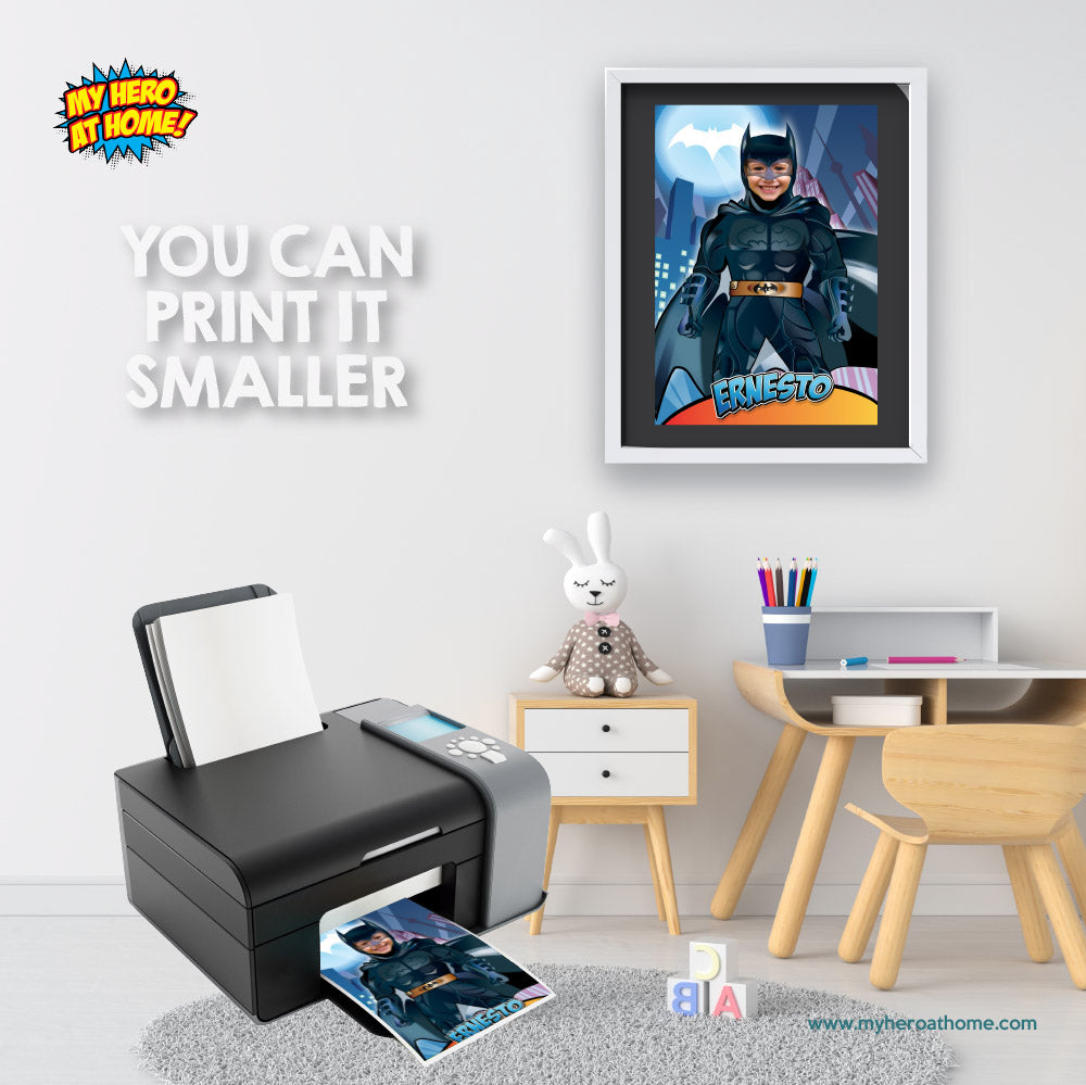 Custom Batman Gifts, Batman Room Decor, Batman Wall, Custom Batman Poster, Batman Decor. 215PG