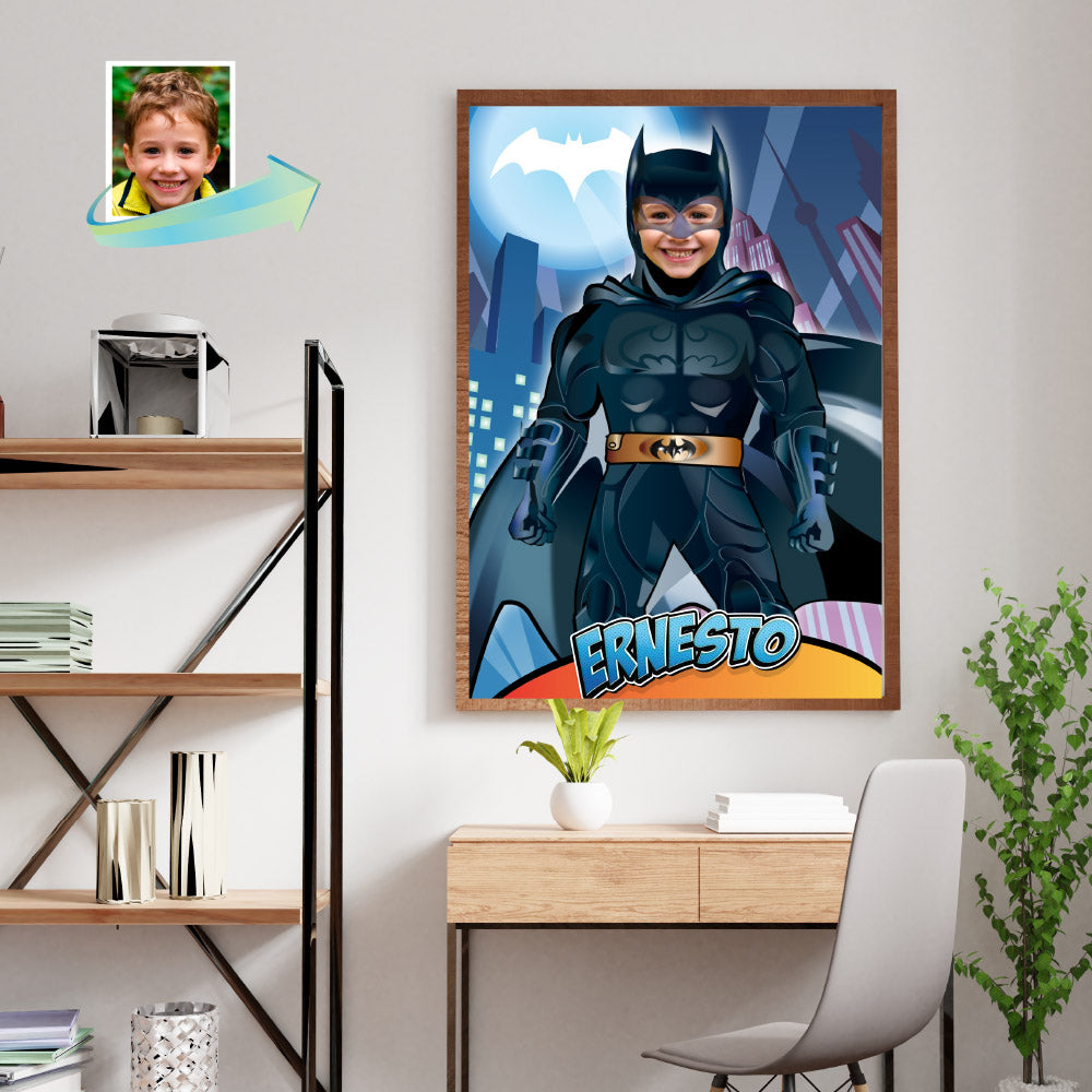 Custom Batman Gifts, Batman Room Decor, Batman Wall, Custom Batman Poster, Batman Decor. 215PG