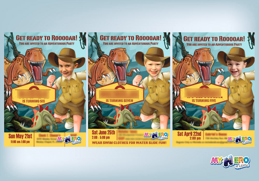 Dinosaurs Cake topper, Jurassic cake decor, Dinosaurs printable cake topper. 536