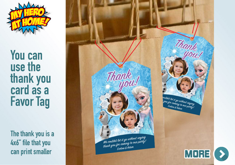Joint Frozen Invitation. Brother and Sister Frozen. Siblings Frozen Invitation. Elsa and Olaf party invite. Frozen Photos Invitation. 280C