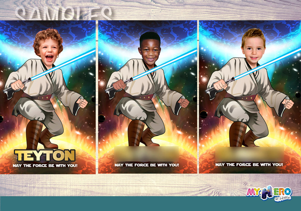 Custom Jedi Poster with photo, Star Wars gift, Jedi Fans gifts, Jedi Party Decor, Star Wars Poster, Star Wars Backdrop. 357