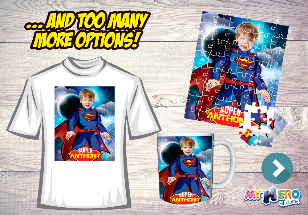 Superman photo Poster, Superman Decor, Superman Backdrop, Superman Gifts, Superman Party Decor, Superman Wall. 430
