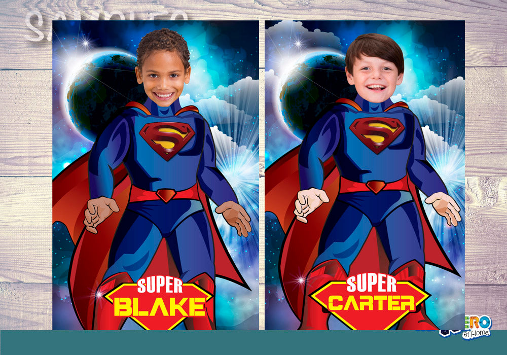 Superman photo Poster, Superman Decor, Superman Backdrop, Superman Gifts, Superman Party Decor, Superman Wall. 430
