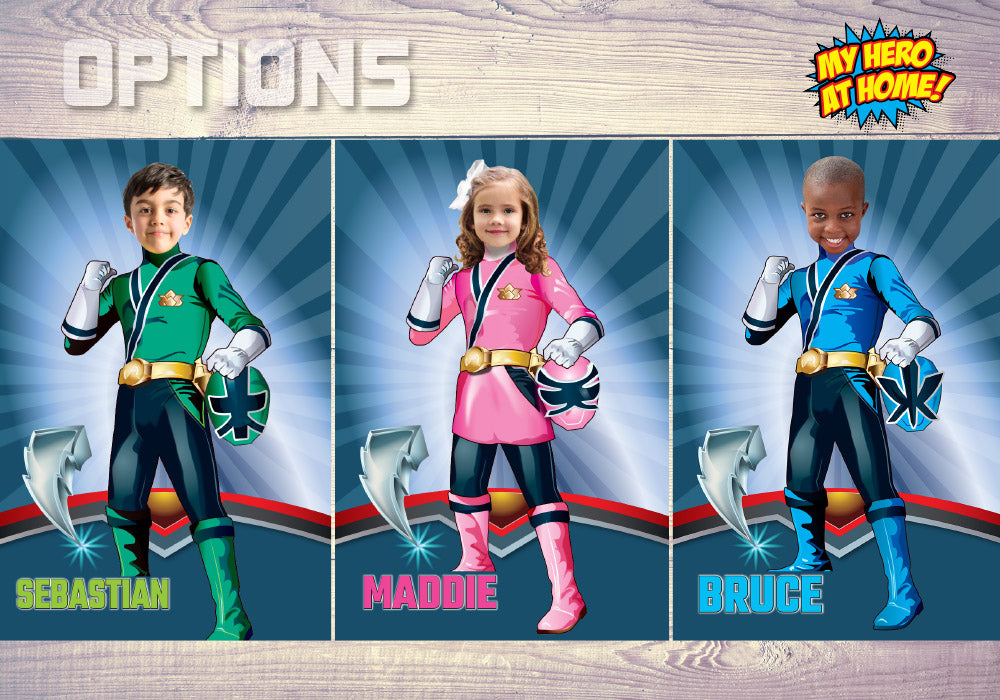 Power Rangers Poster with your photo, Power Rangers printable gift. 464