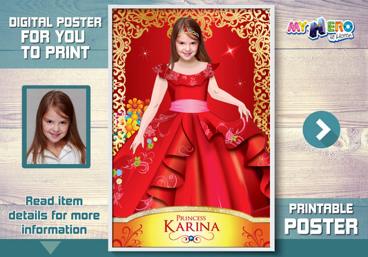 Princess Elena of Avalor Poster, Princess Elena Photo Poster, Princess Elena of Avalor Gifts, Custom Princess Elena of Avalor Decor. 517