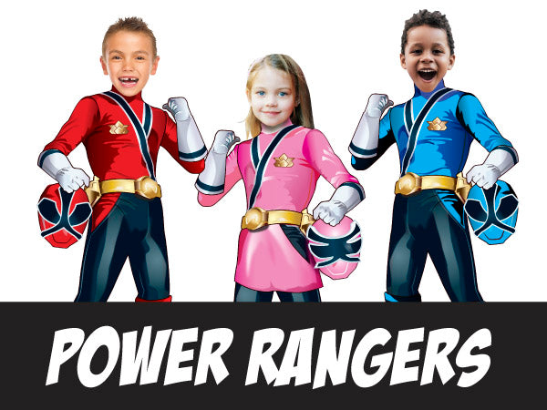 Power Rangers Invitations, Custom Power Rangers party Invitations