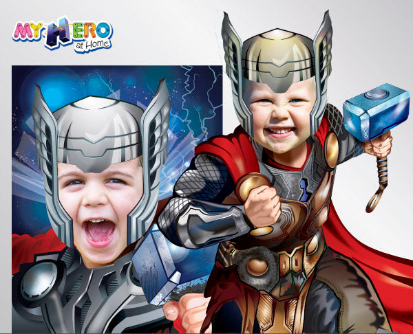 Thor Party Invitations. Thor photo invitations.
