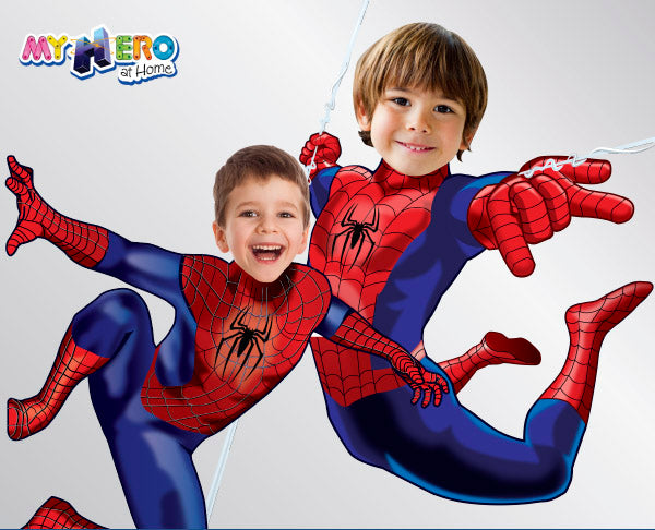 Spiderman Party Invitations. Spiderman photo invitations.