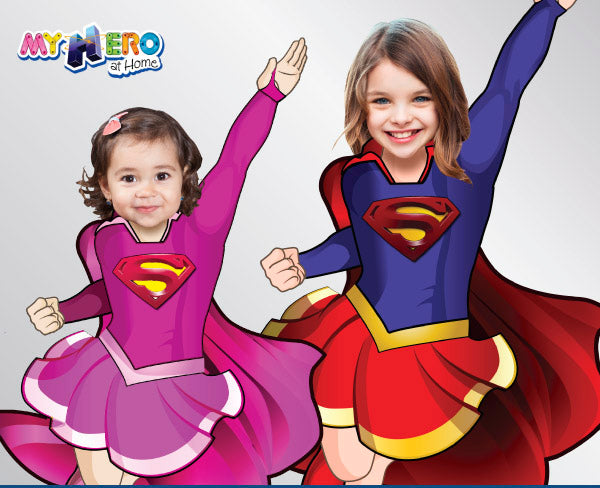 Supergirl Party Invitations. Supergirl photo invitations.