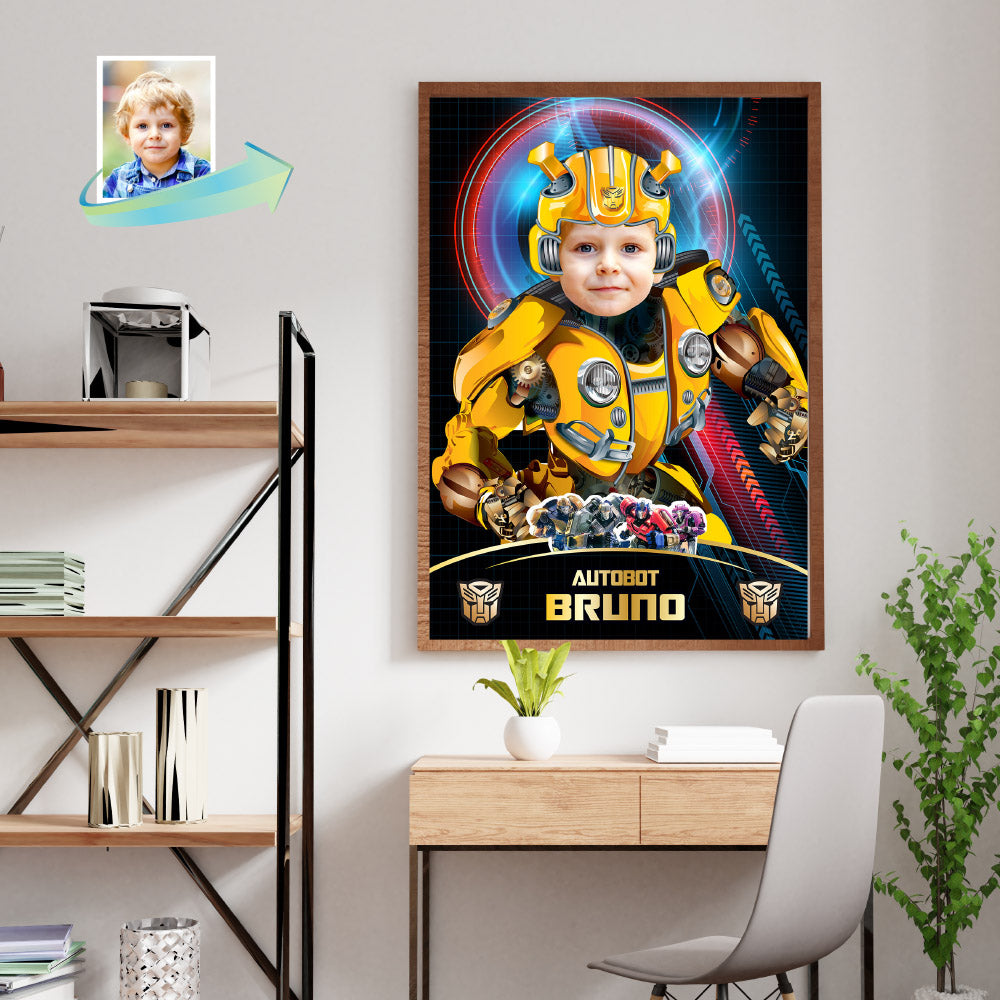 Bumblebee Gift with photo, Custom Bumblebee Prints, Bumblebee birthday Decor. 2041
