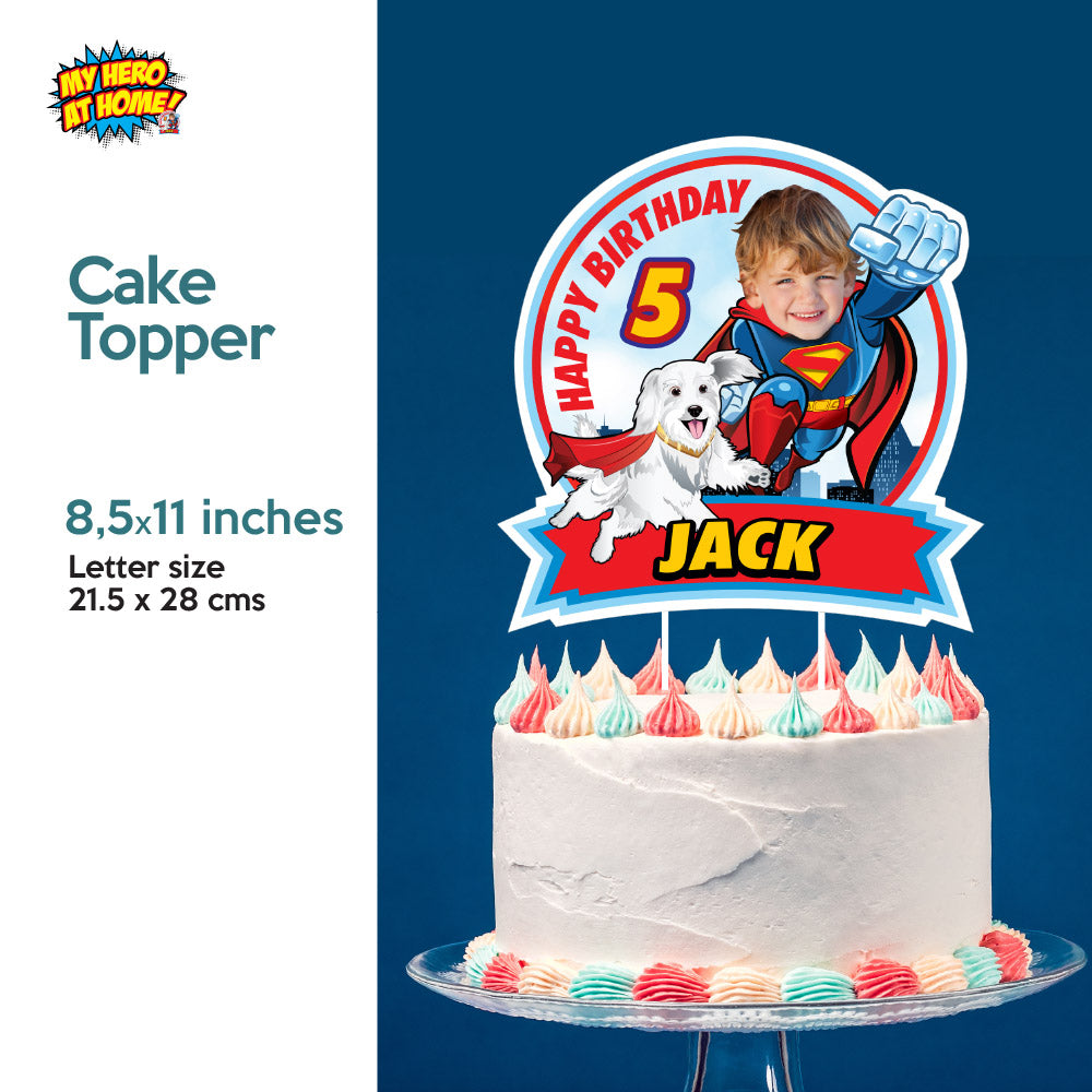 Custom Superman and Krypto Party decoration, Superman and Krypto Banner Backdrop, Cake ideas with Krypto, Superman 2025 Welcome Sign. 2353B4