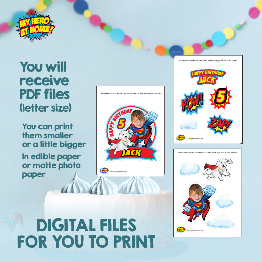 Custom Superman and Krypto Party decoration, Superman and Krypto Banner Backdrop, Cake ideas with Krypto, Superman 2025 Welcome Sign. 2353B4