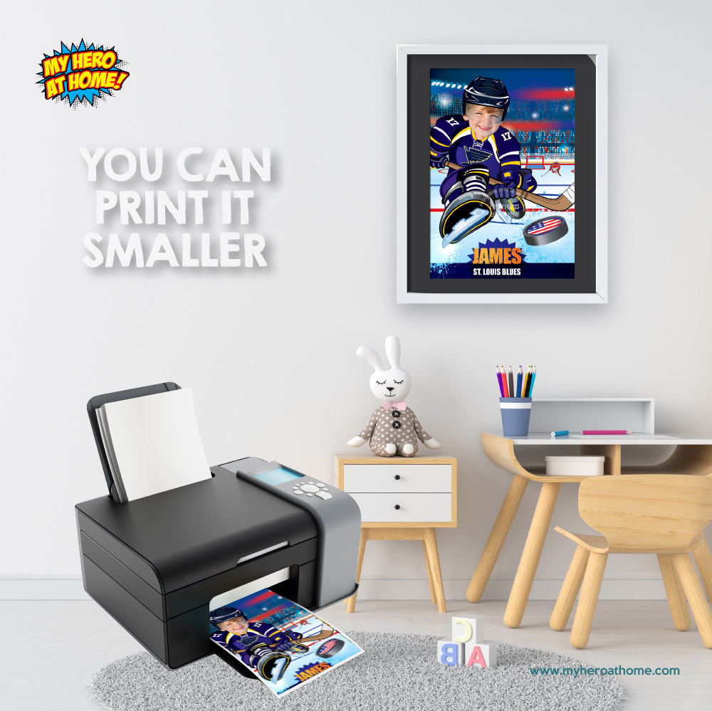 Hockey Poster, Custom Hockey Gifts, Hockey Room Decor, Hockey Backdrop, Custom Hockey Poster, Ice Hockey Poster. 347