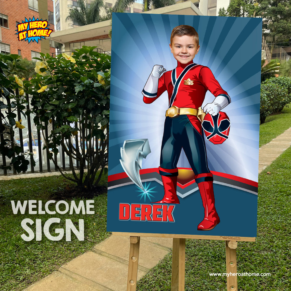 Power Rangers Poster with your photo, Power Rangers printable gift. 464