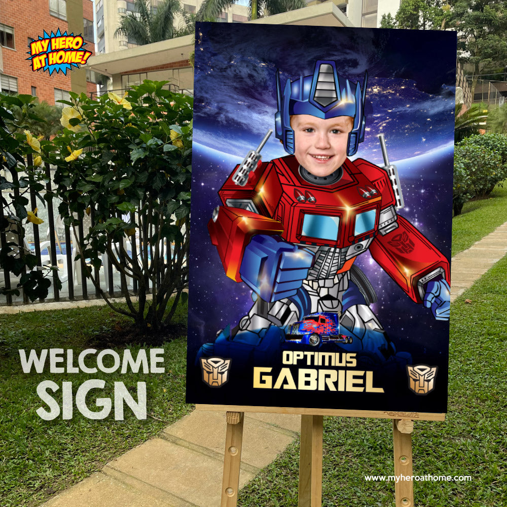 Optimus Prime Poster, Optimus Prime Decor, Optimus Prime backdrop, Optimus Prime party Decor, Optimus Prime photo poster. 484