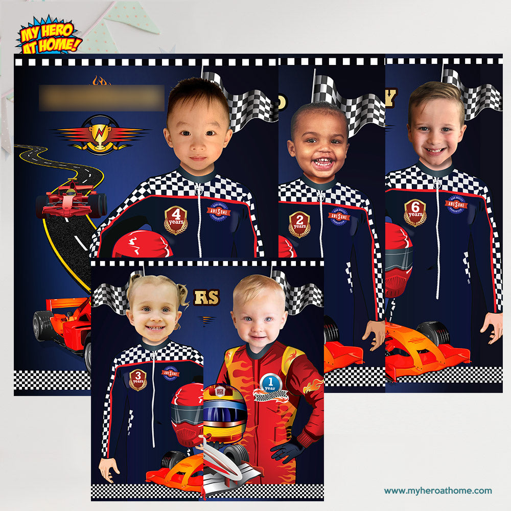 Monster Truck Gravedigger party Invitation with your kid as the driver, Monster Jam birthday invitation, Monster Jam theme party. 2391IN