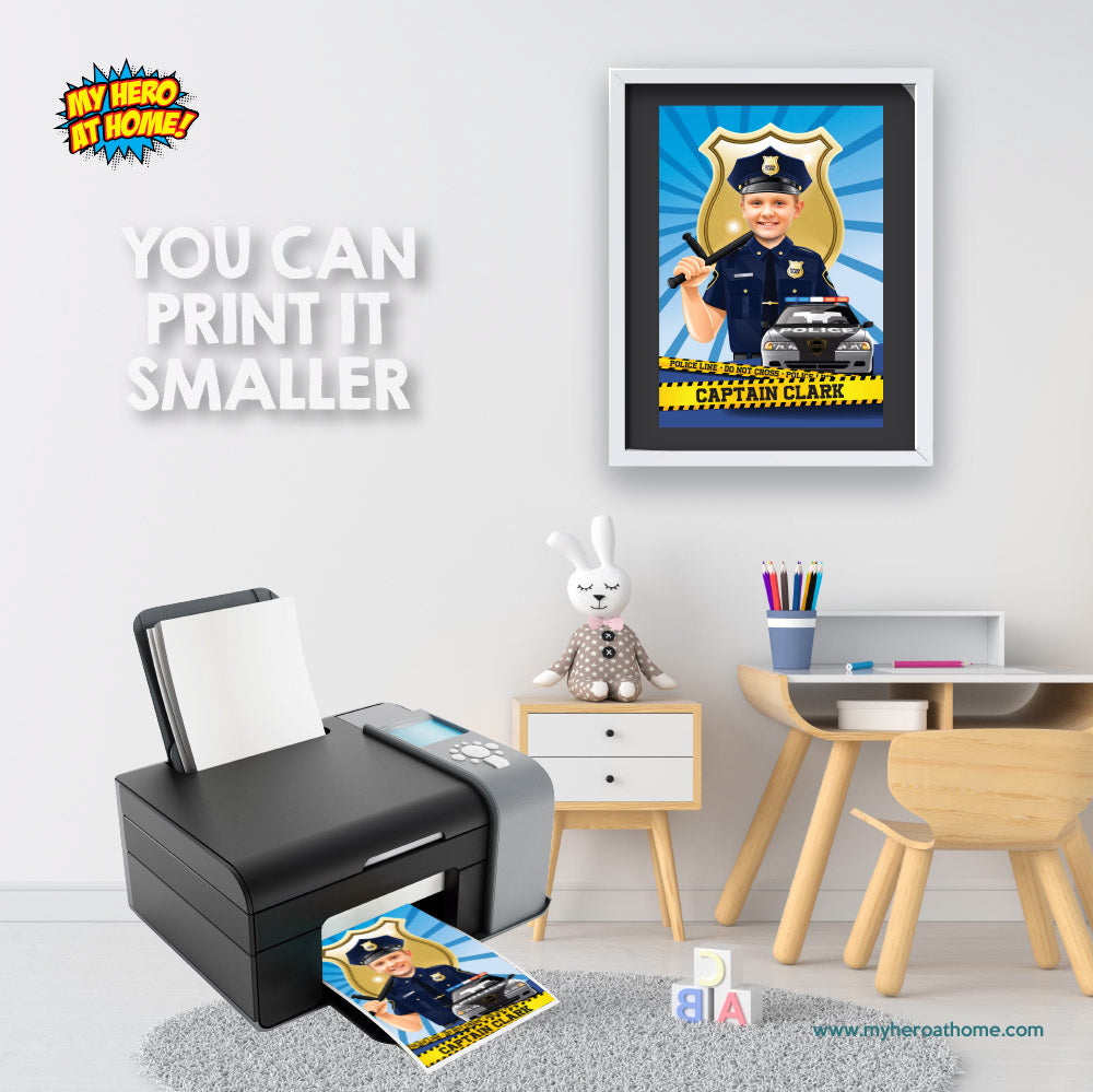 Police Poster, Police Decoration, Police Room Decor, Police Gifts, Police Party Decor, Police Wall, Police party, Policeman poster. 573