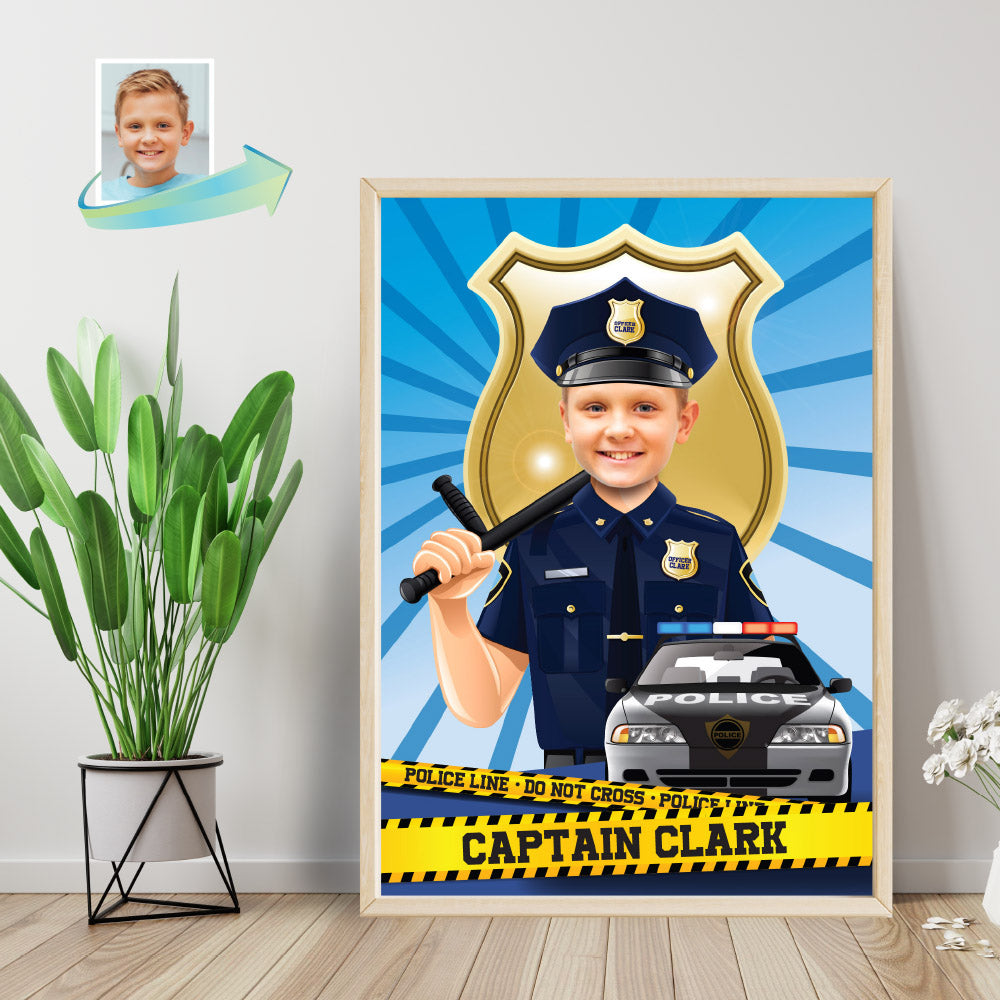 Police Poster, Police Decoration, Police Room Decor, Police Gifts, Police Party Decor, Police Wall, Police party, Policeman poster. 573