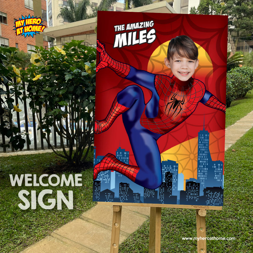 Spiderman Photo Poster, Custom Spiderman Gift, Custom Spiderman Decor. 595