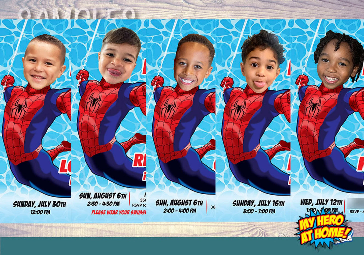 Spiderman Brand New Day Birthday Welcome Sign With kid as The Star. 2492WS1