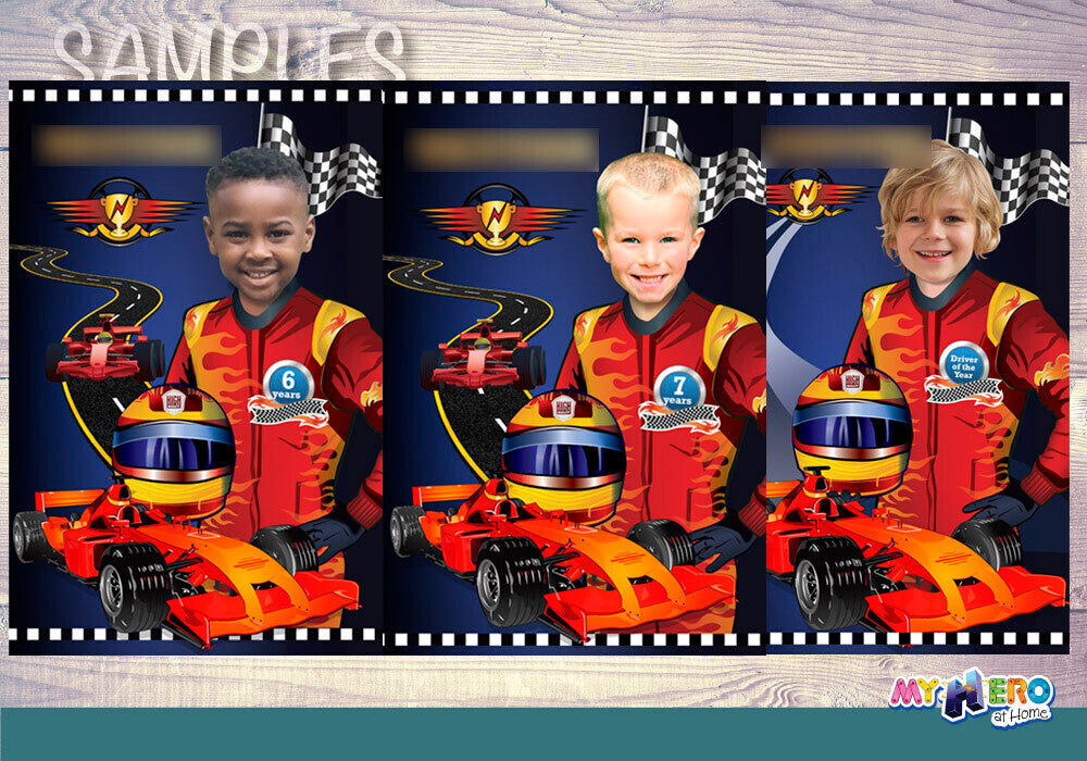 Monster Truck Poster with Child as the Star, Monster Truck Smash Crash wall. 916C