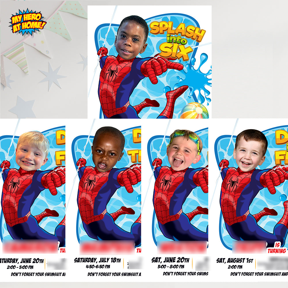 Spiderman Brand New Day Birthday Welcome Sign With kid as The Star. 2492WS1
