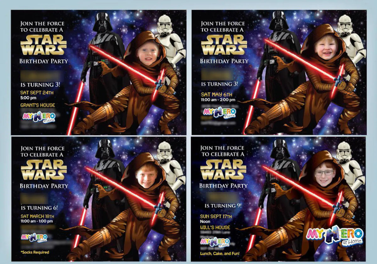Personalized Kylo Ren Halloween Welcome Sign with Birthday Kid as Dark Side Star. 2508WS3