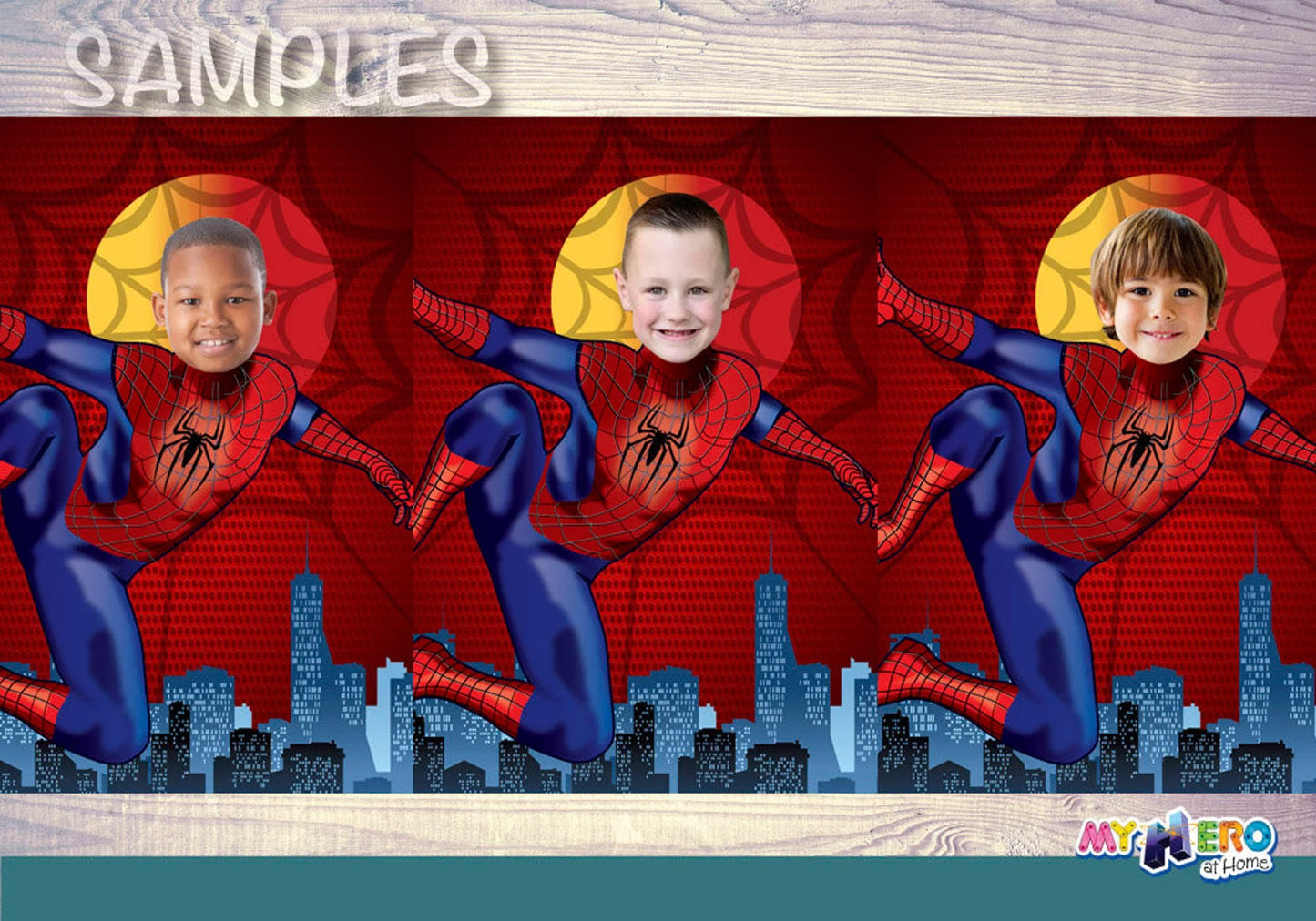 Personalized Spider-Man Print with Child as Peter Parker. 469