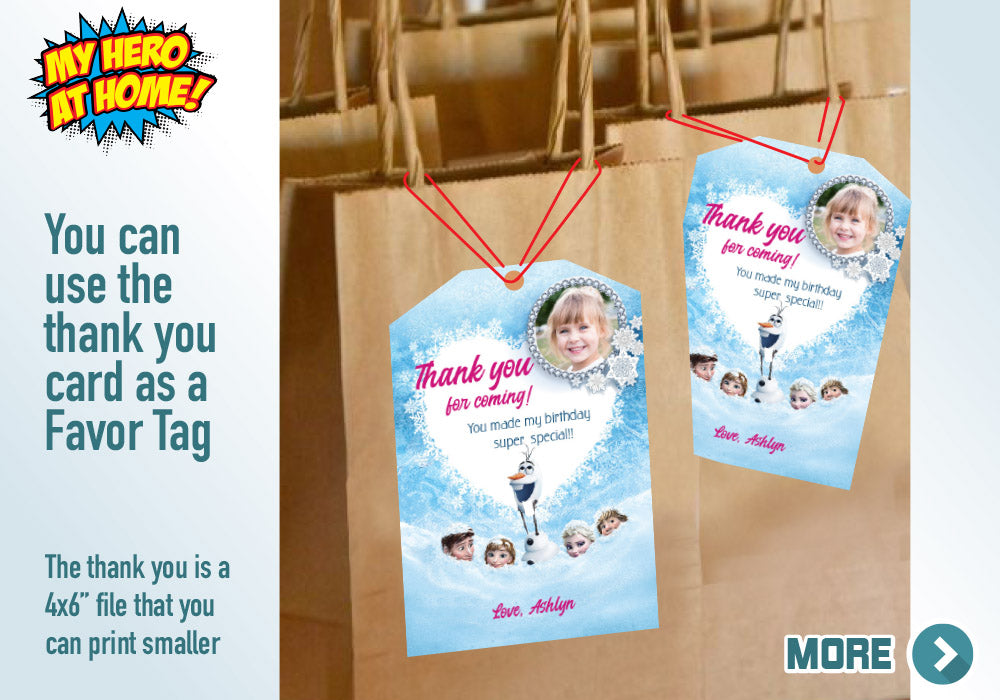 Elsa and Anna Frozen Invitation. Frozen Photo Invitation. Custom Frozen Invitation with photo. 276