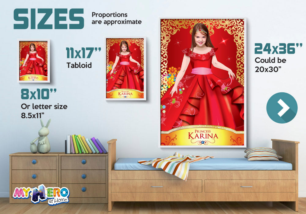 Princess Elena of Avalor Poster, Princess Elena Photo Poster, Princess Elena of Avalor Gifts, Custom Princess Elena of Avalor Decor. 517